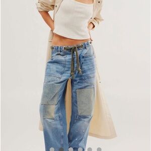 Free People -We the free moxie barrel jeans